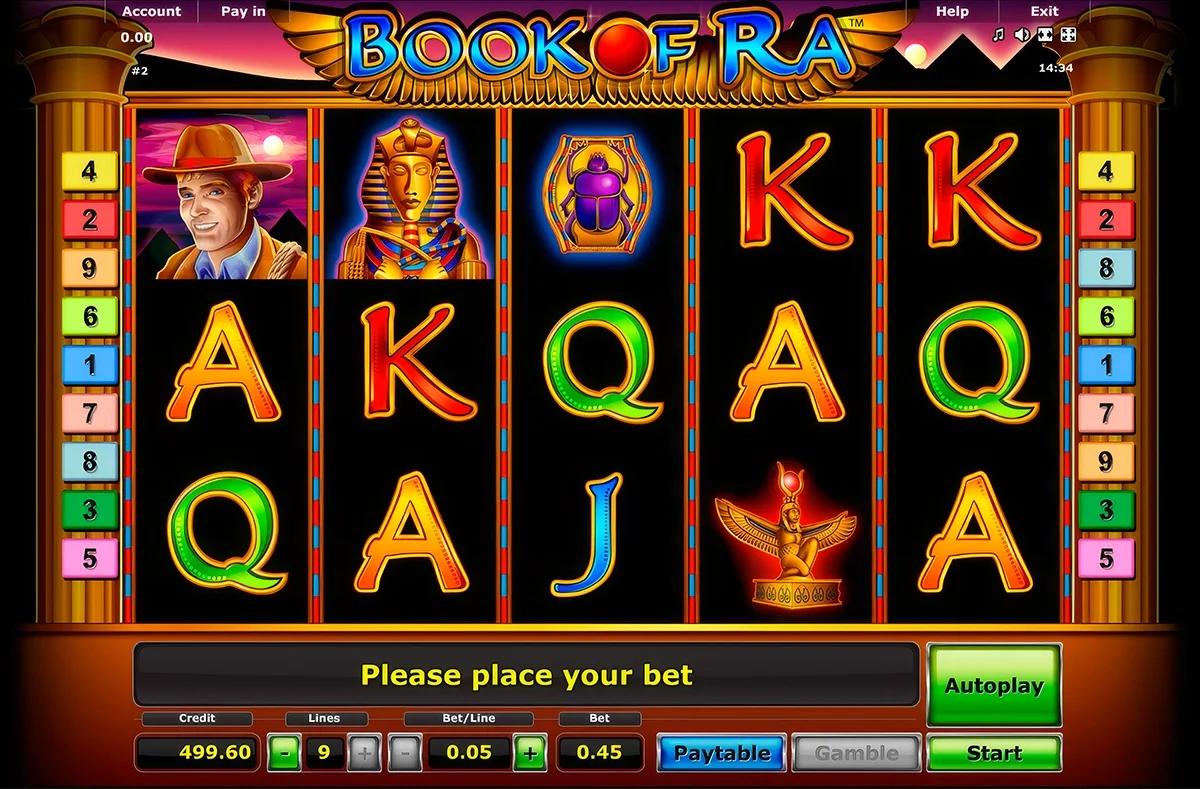 Book of Ra — Machine à sous Novomatic